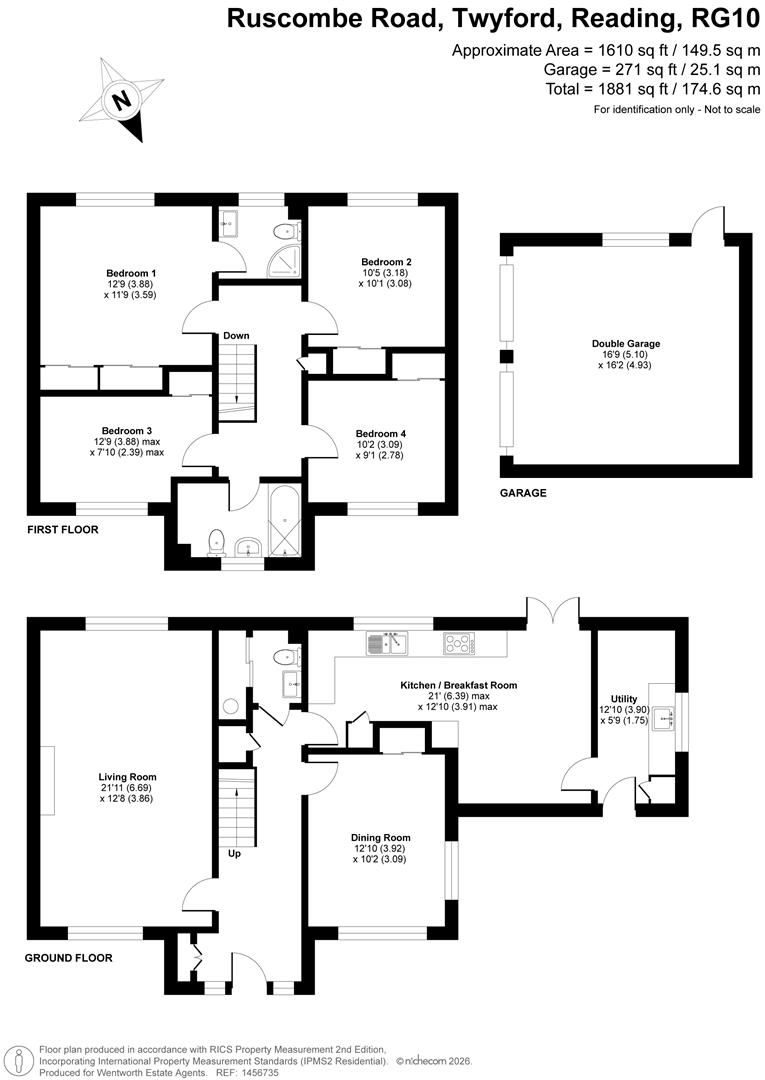 Floorplans For Ruscombe Road, Twyford, Reading, Berkshire, RG10