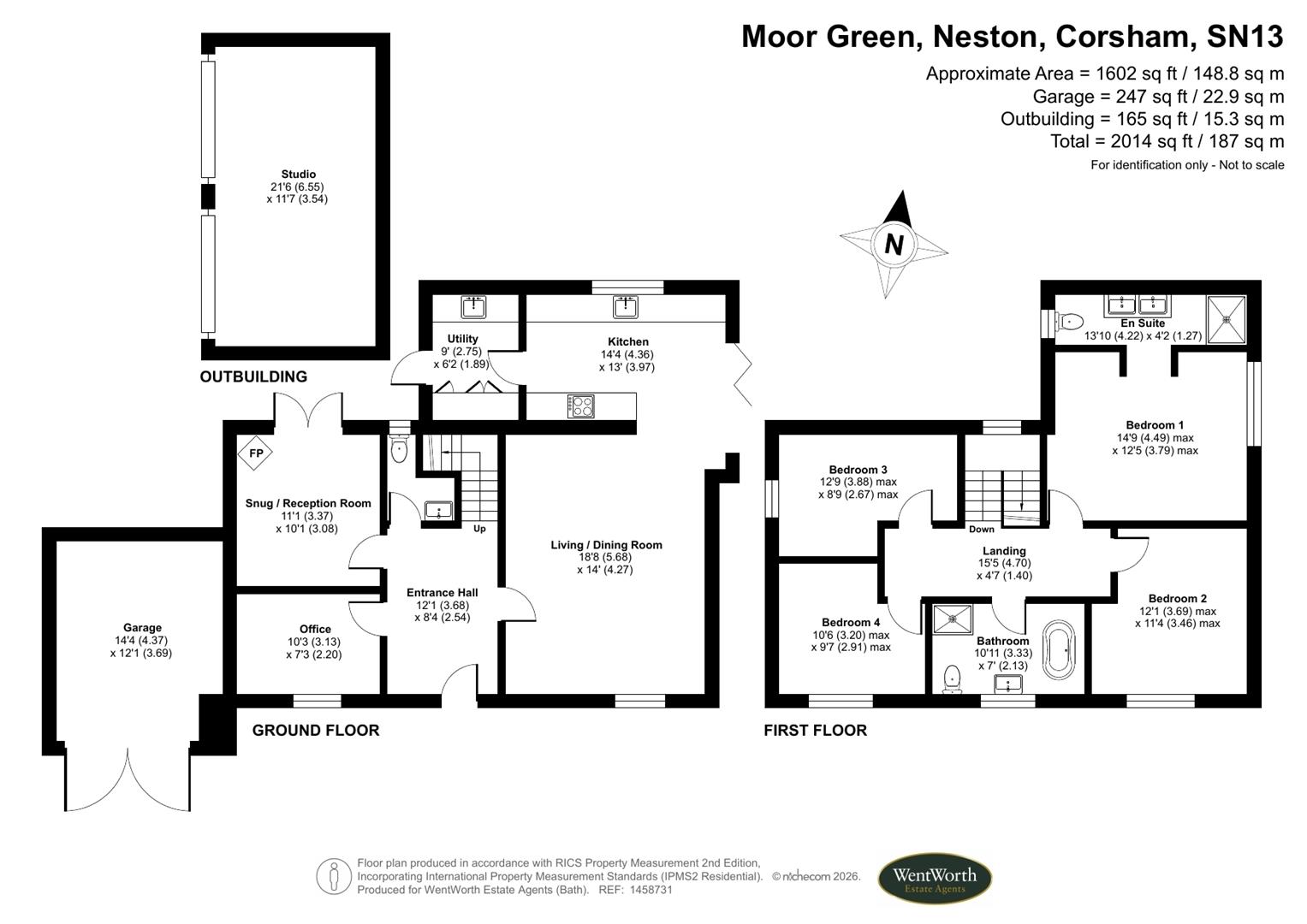 Floorplans For Moor Green, Neston, Corsham