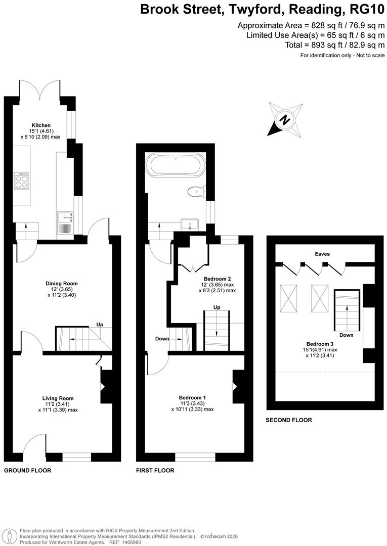 Floorplans For Brook Street, Twyford, Reading, Berkshire, RG10