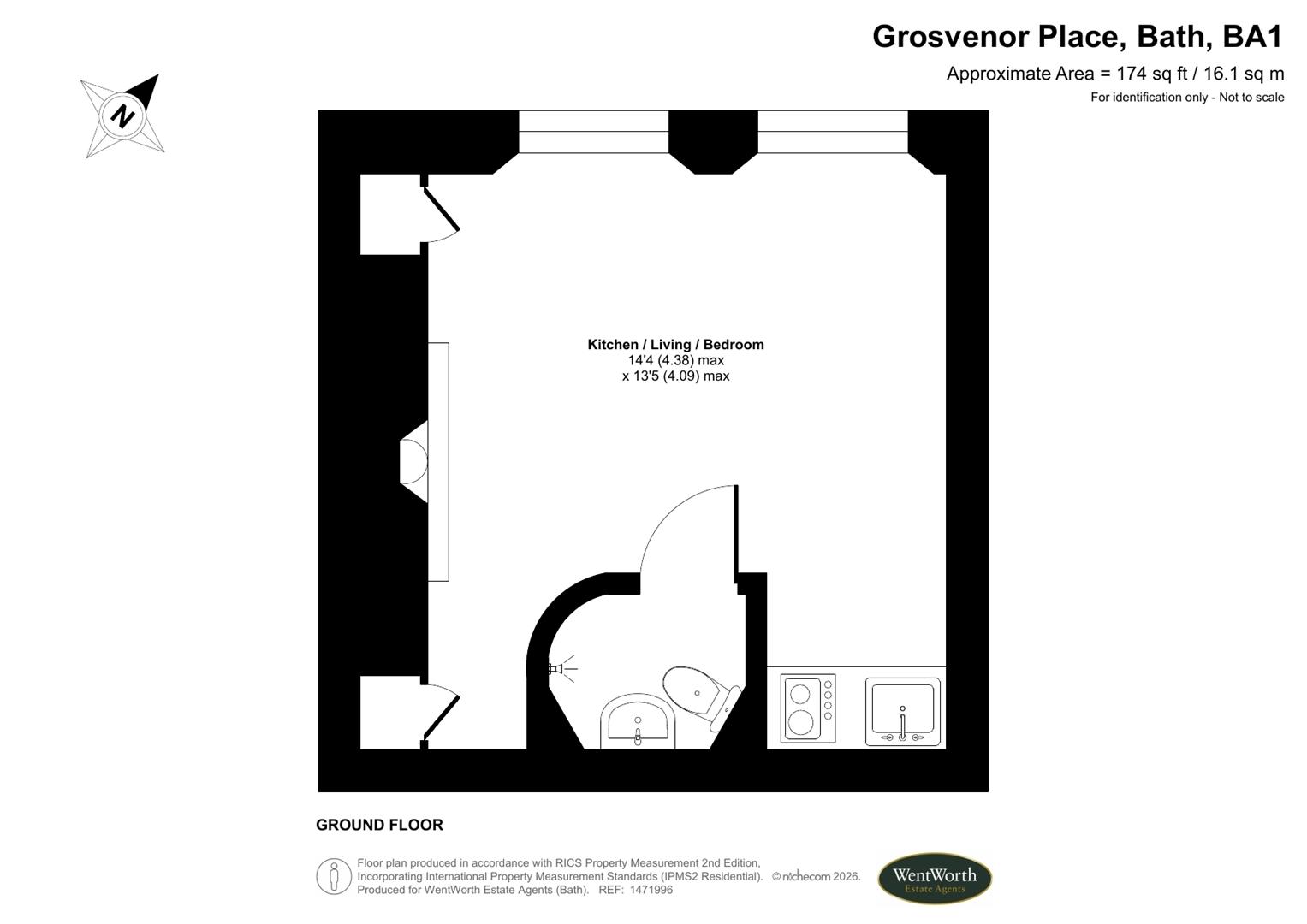 Floorplans For Grosvenor Place, Lambridge, Bath