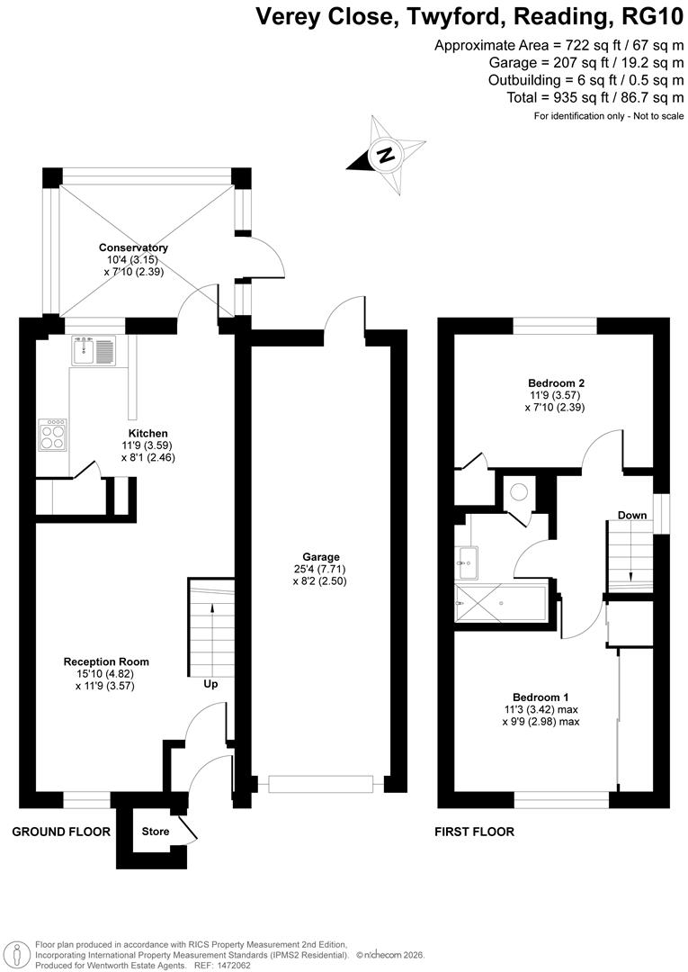 Floorplans For Verey Close, Twyford, Reading, Berkshire, RG10