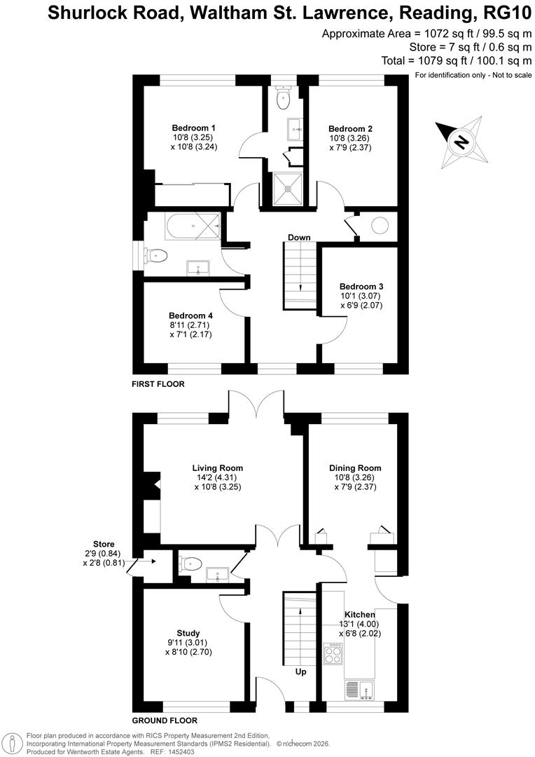 Floorplans For Shurlock Road, Waltham St. Lawrence, Reading, Berkshire, RG10