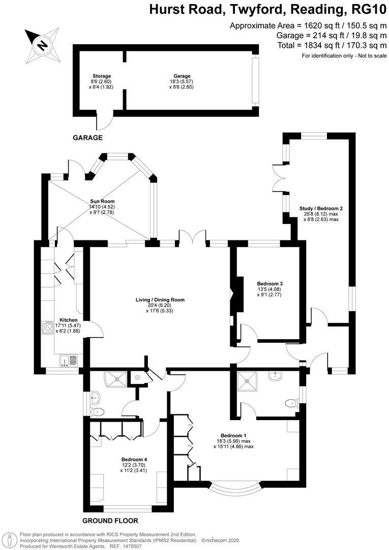 Floorplans For Hurst  road, Twyford, Berkshire, RG10