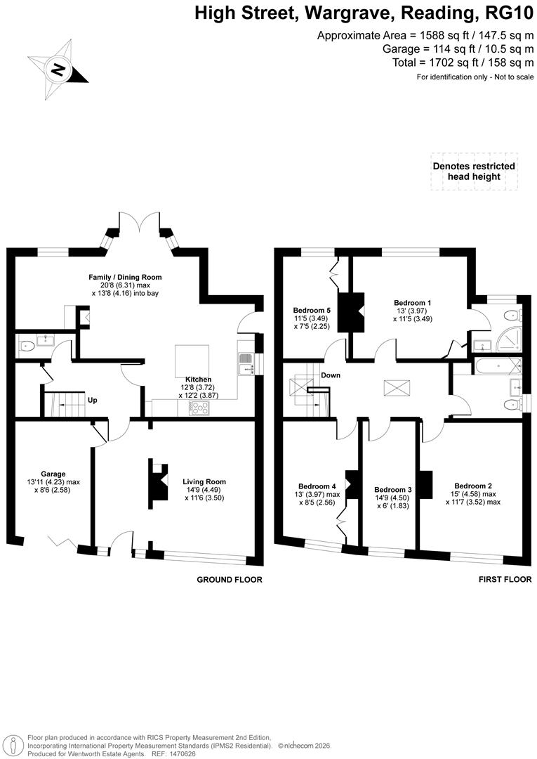 Floorplans For High Street, Wargrave, Reading, Berkshire, RG10