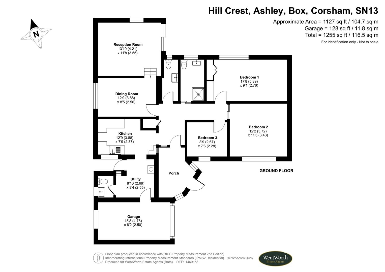 Floorplans For Ashley, Box, Corsham