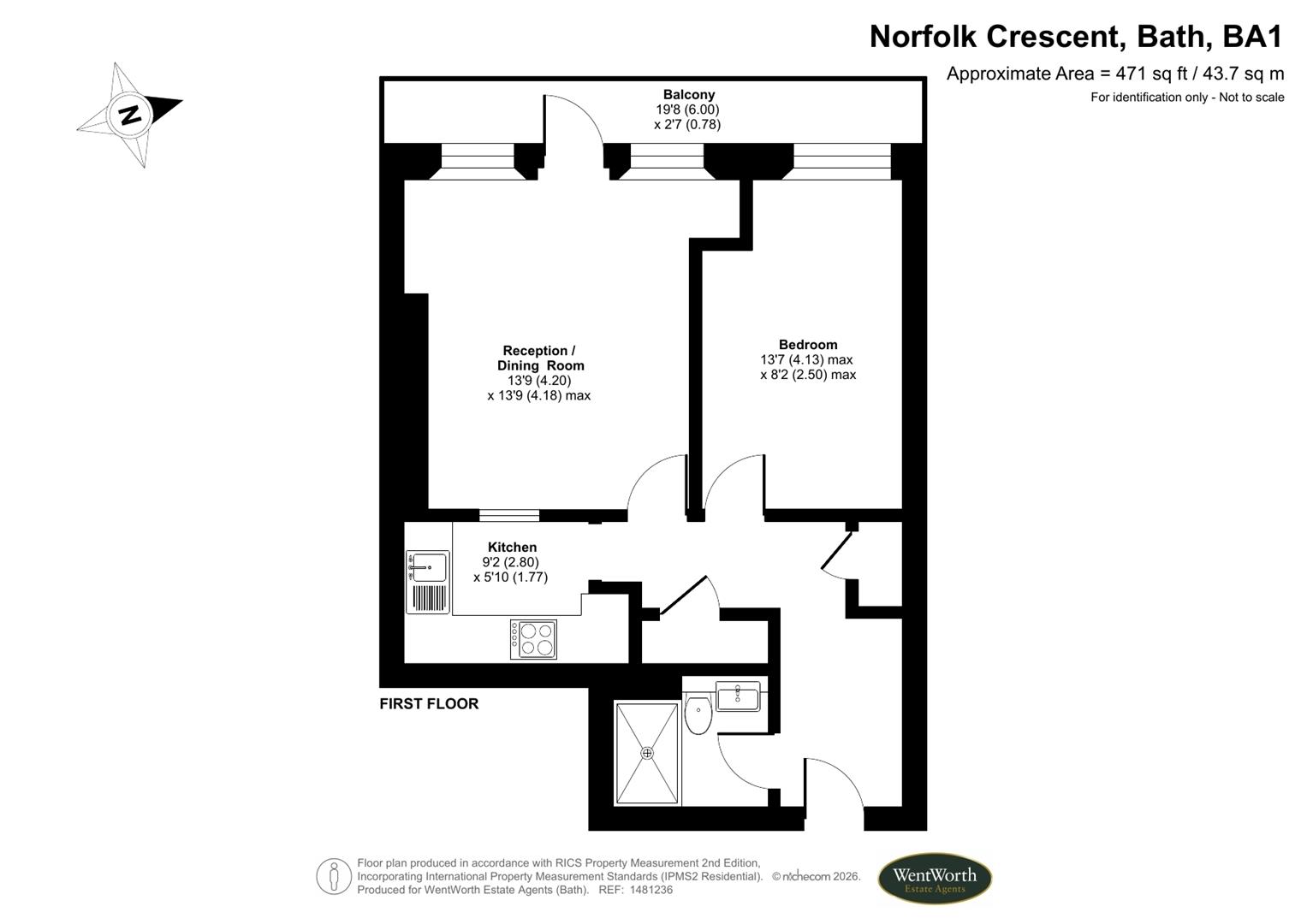 Floorplans For Norfolk Crescent, Bath
