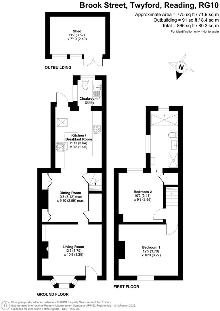Floorplans For Brook Street,, Twyford, Reading, Berkshire, RG10