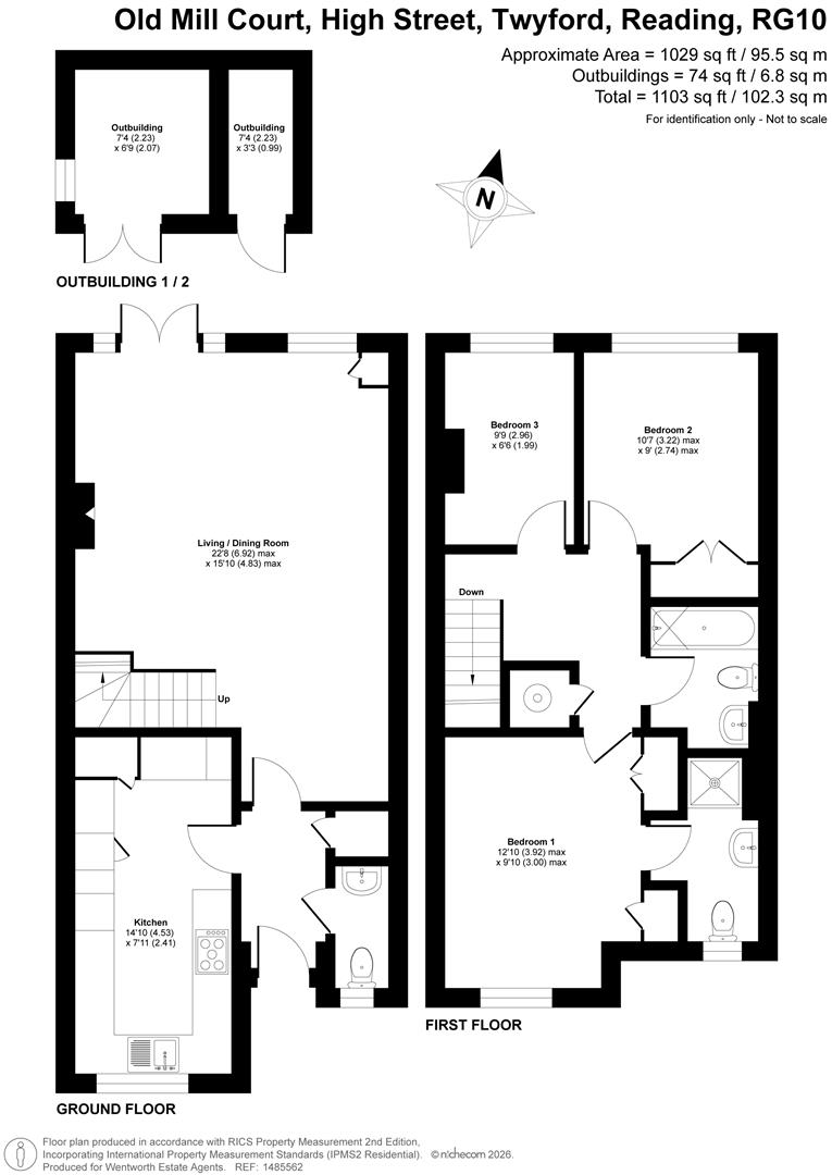 Floorplans For Old Mill Court, High Street, Twyford, Reading