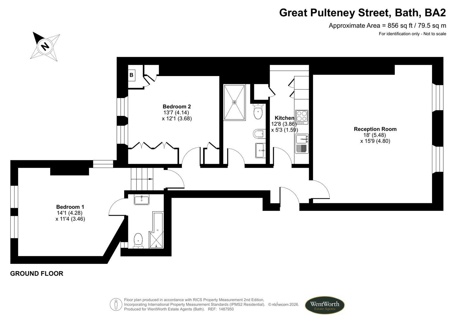Floorplans For Great Pulteney Street, Bathwick, Bath